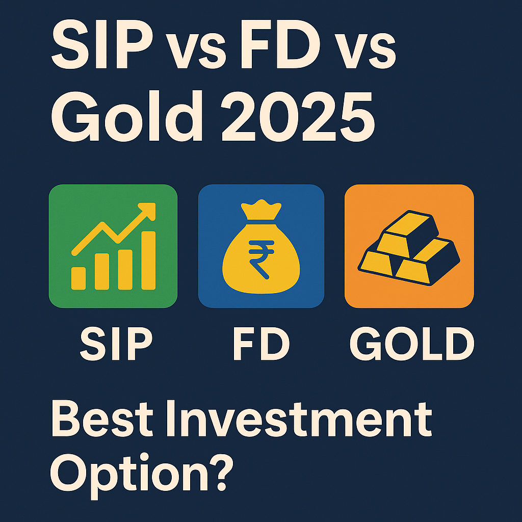 SIP vs FD vs Gold 2025